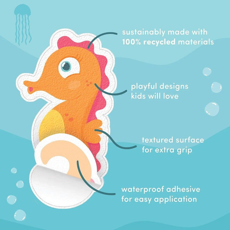 GLO PALS - Figuras Anti-Derrapantes para Banho GUPPY