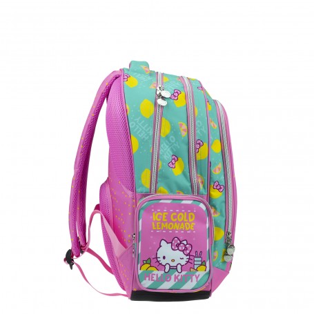 Mochila Escolar - Hello Kitty Limonada