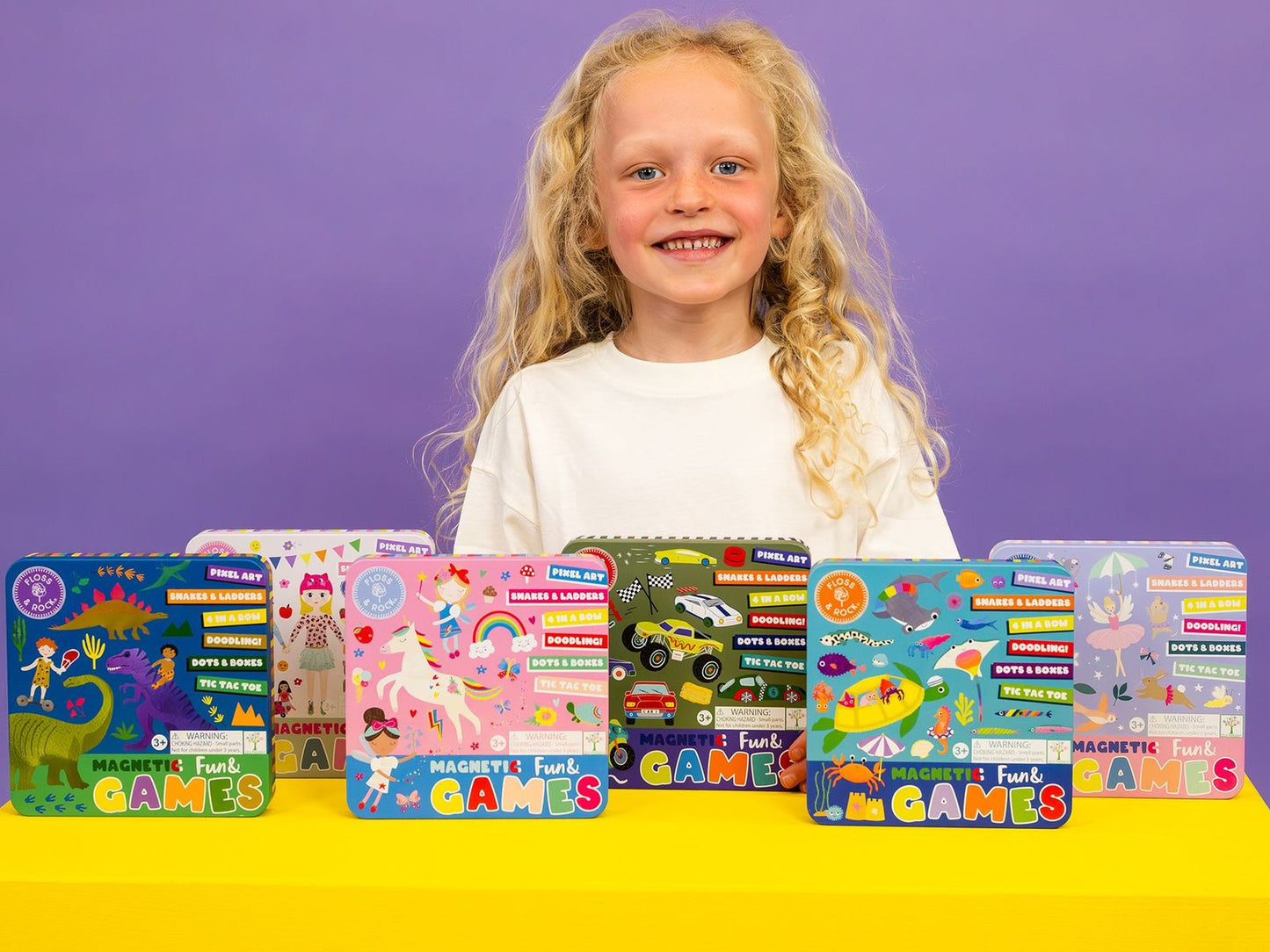 Conjunto de 6 jogos magnéticos - Encantado