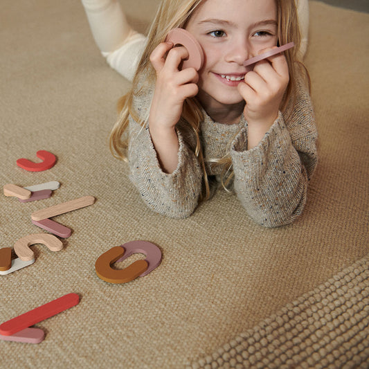 Números Magnéticos Jota - Mezcla de Frambuesa