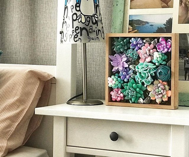 Okto- Madera y arte suculentos.