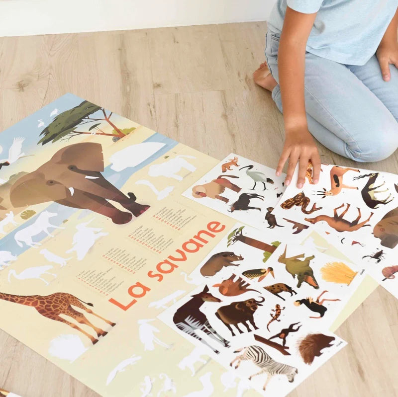 Póster Poppik + pegatinas - Savana