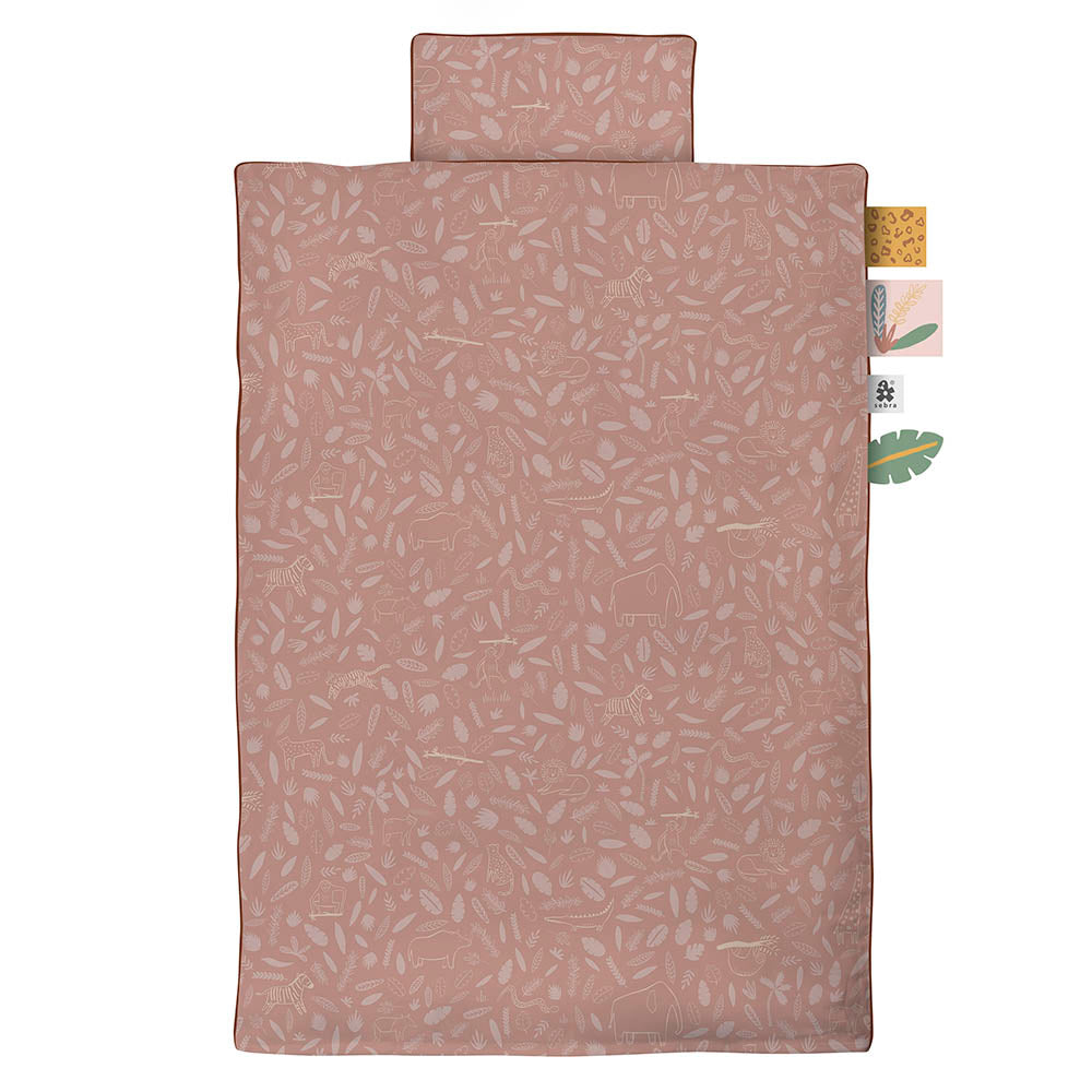 Roupa de Cama Junior Wildlife - Sunset Pink