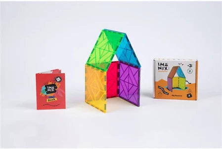 Braintoys Imanix Quadrados Grandes 5 Peças.