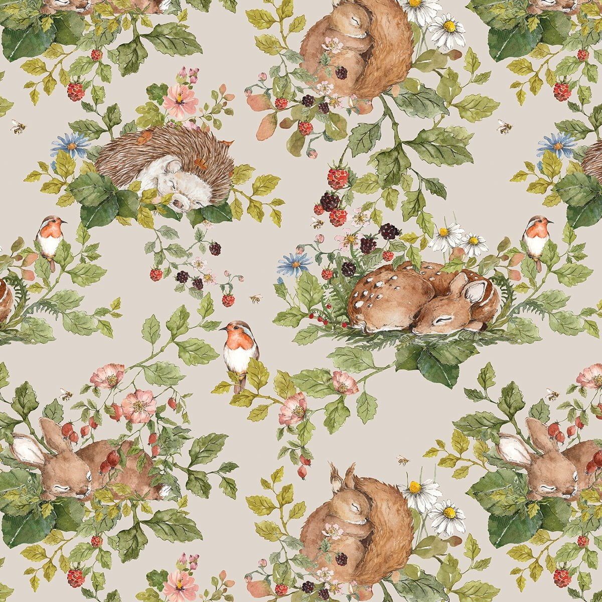 Papel de parede - Animais sonolentos