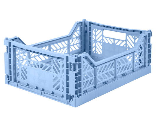 Caja plegable mediana Lillemor - Azul