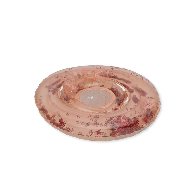 Anel bóia de piscina para bébé - Blush transparent