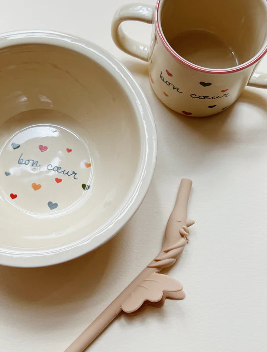 Taza y cuenco de cerámica - Bon Coeur