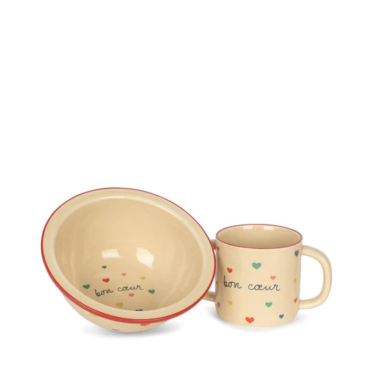 Taza y cuenco de cerámica - Bon Coeur