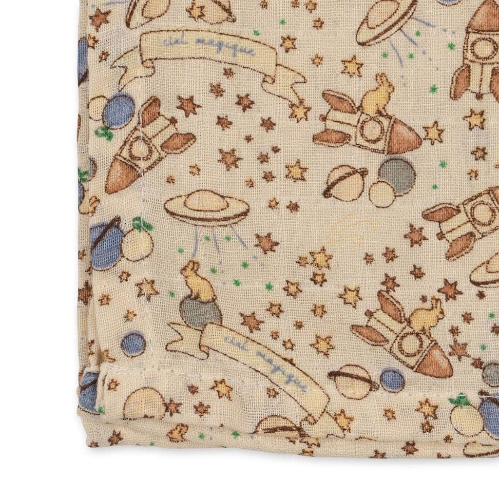 Muslin cloth - Ciel Magique Bleu