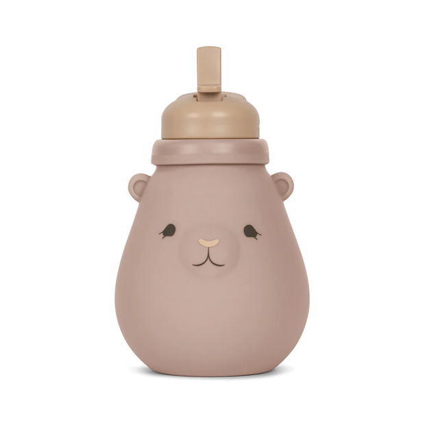 Garrafa / Biberão de silicone - Blush