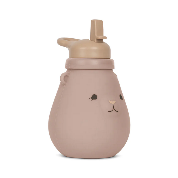 Garrafa / Biberão de silicone - Blush