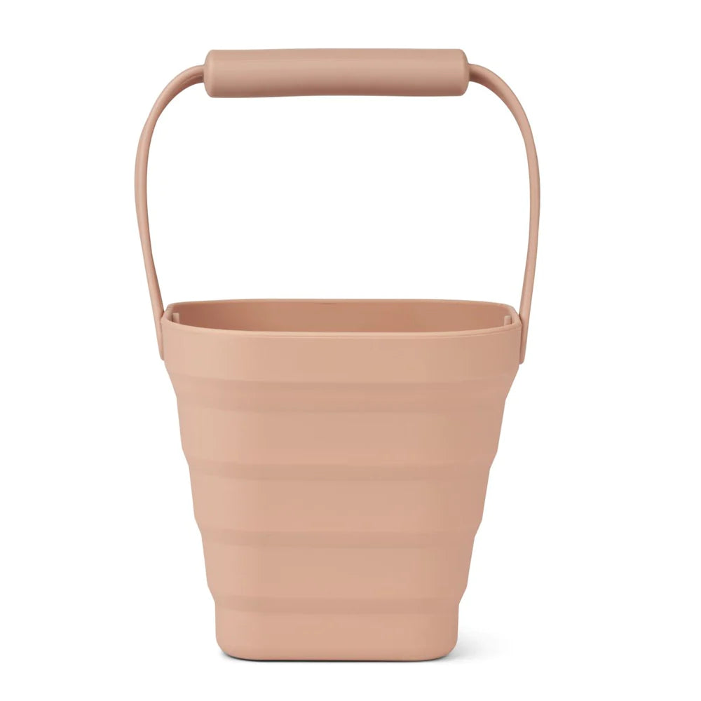 Balde de silicone dobrável - Tuscany rose / Pale tuscany