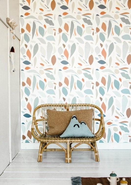 Papel de Parede - Azul Frutado