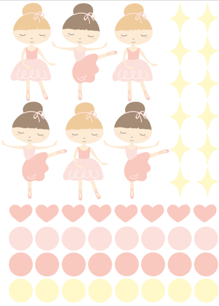 Vinilos decorativos, Bailarinas