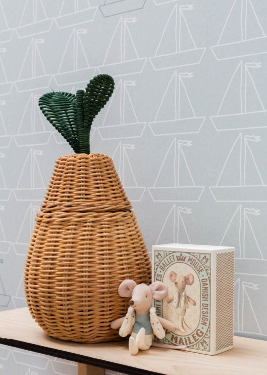 Papel de Parede - Barcos Azul Ganga