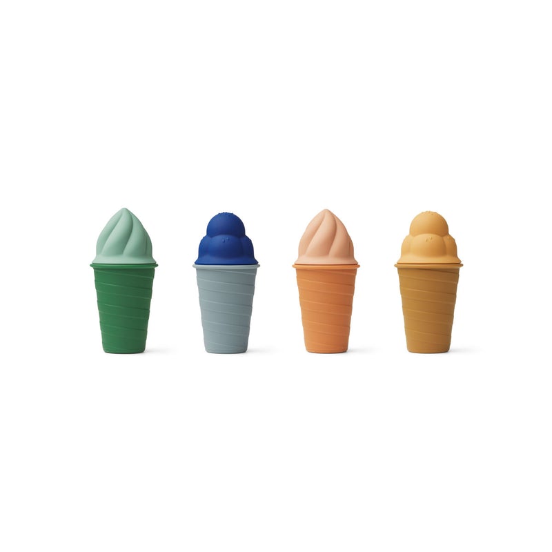 4 Gelados de Brincar Bay - Azul Surf Multi Mix