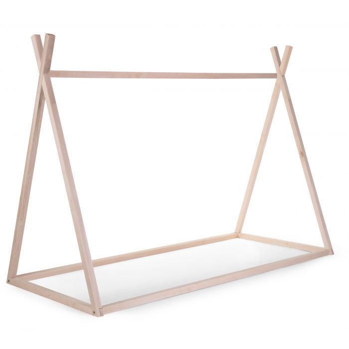 Cama tipi com cobertura cinzenta (fácil de remover) - 90x200 cm