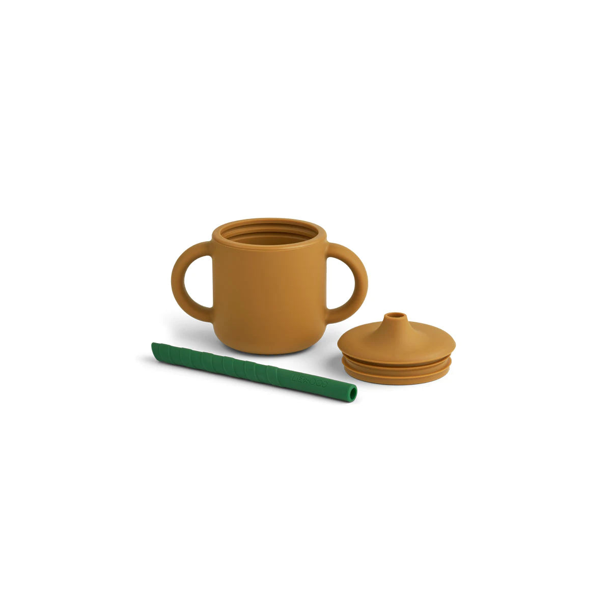 Cameron Sippy Cup - copo verde/caramelo