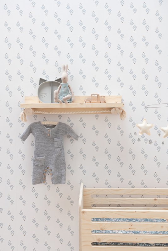 Papel de Parede - Azul Cappuccino