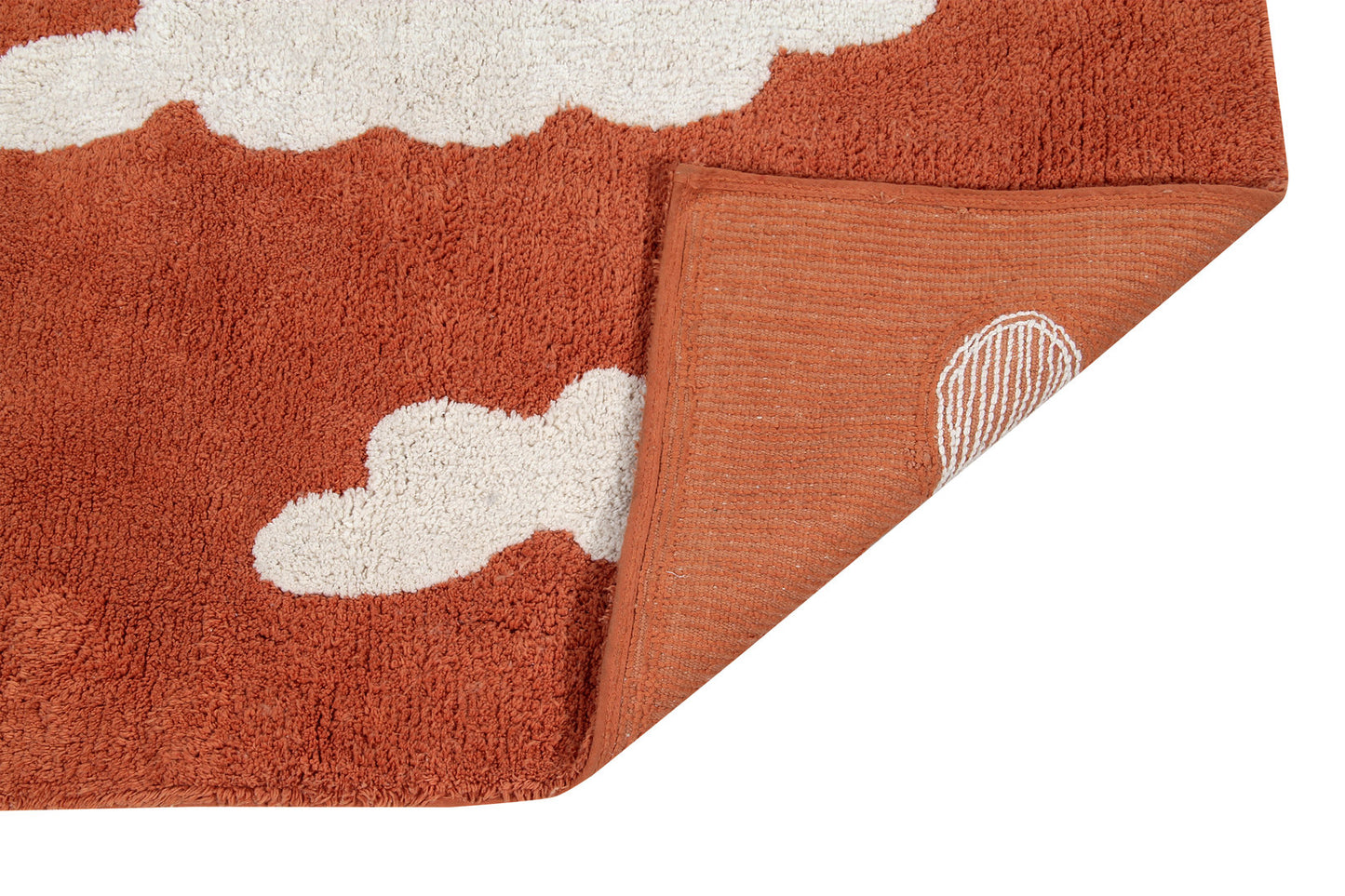 Tapete de nuvens de terracota