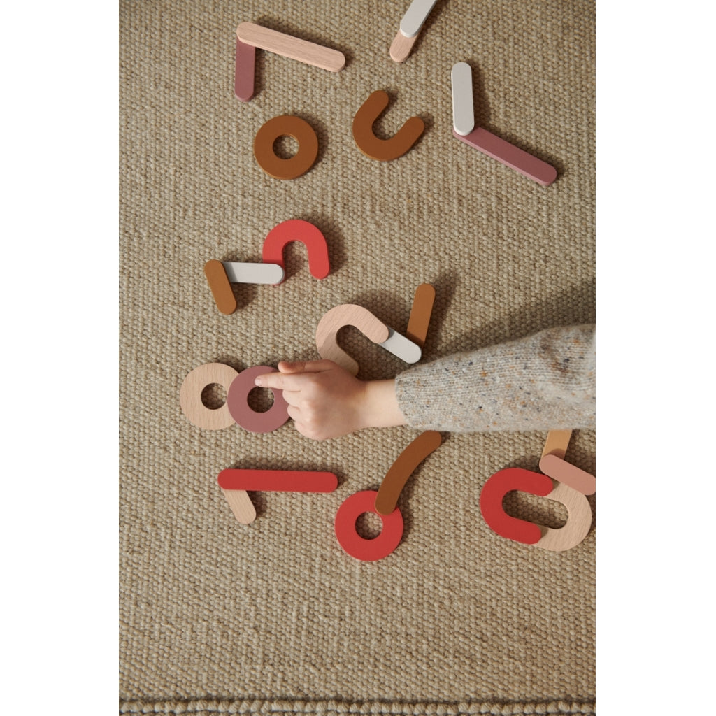 Números Magnéticos Jota - Mezcla de Frambuesa