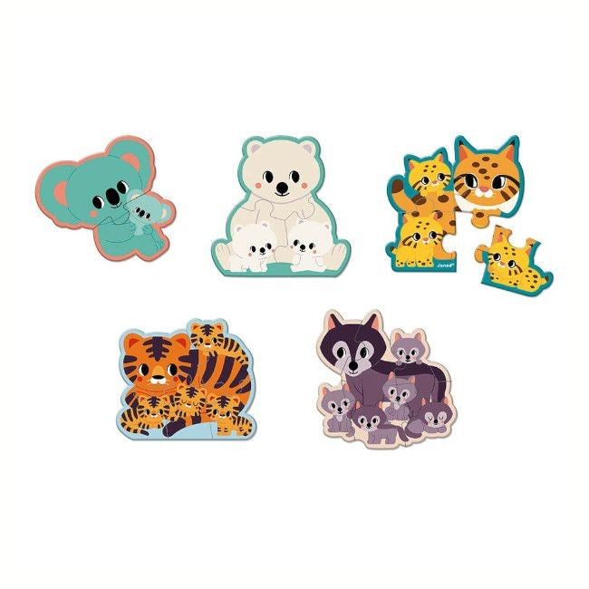5 Puzzles Evolutivos Animais