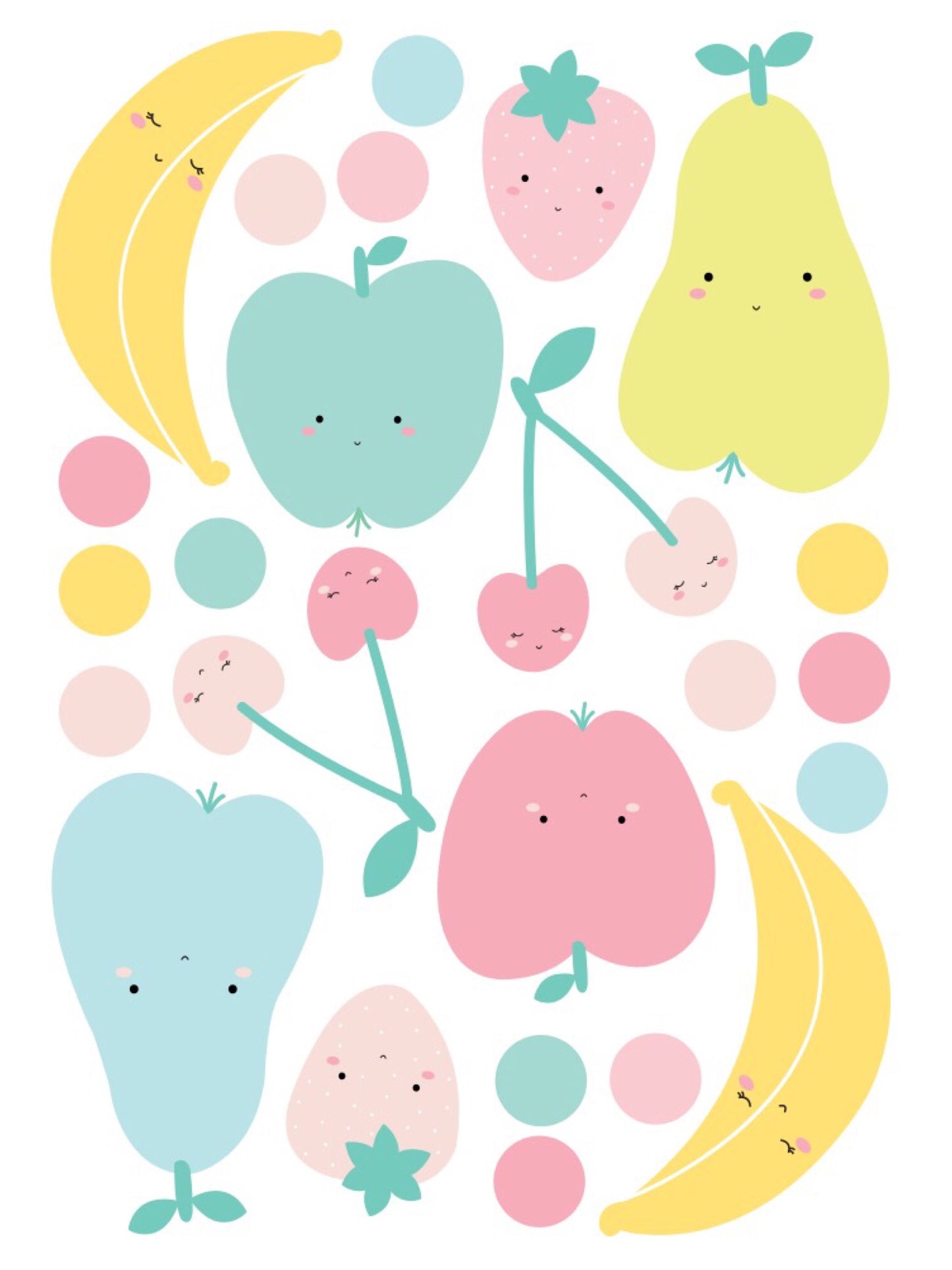 Wallstickers Salada de frutas