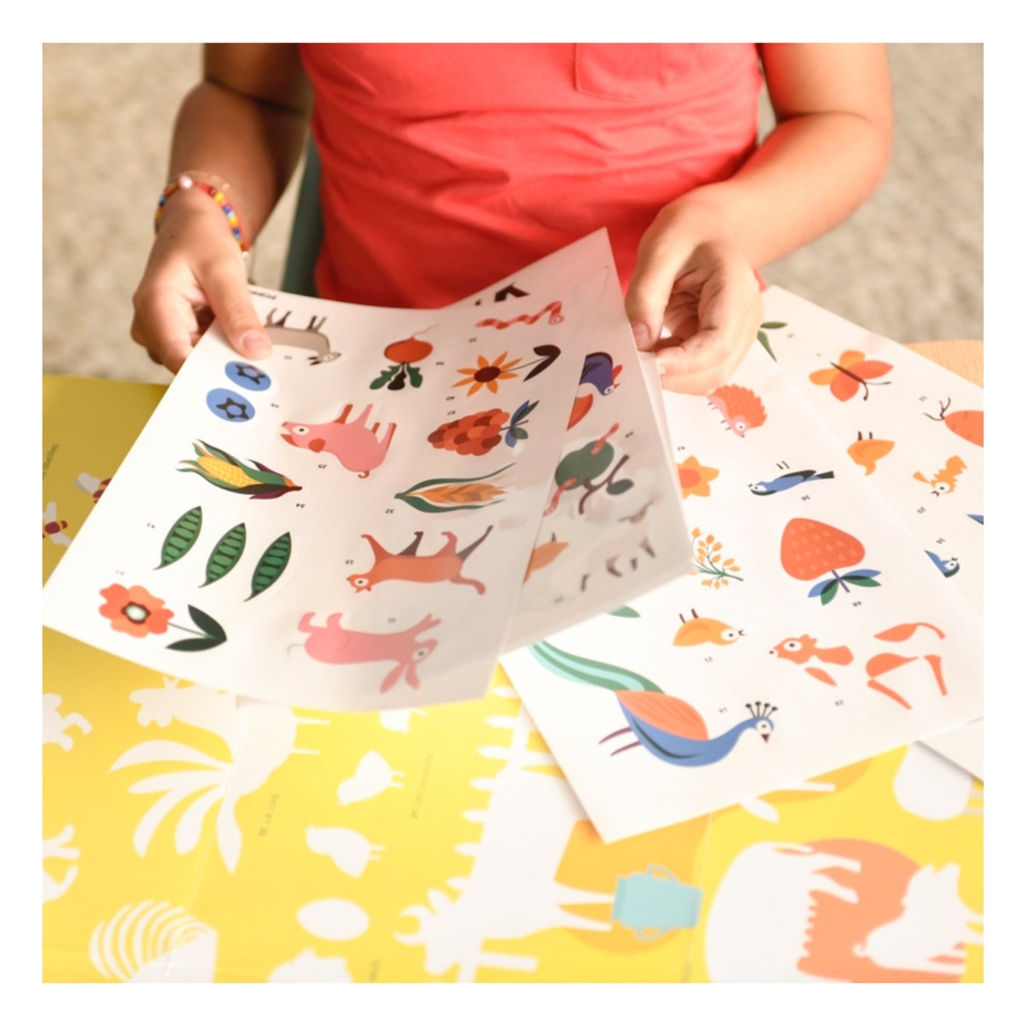 Poster com autocolantes - Quinta