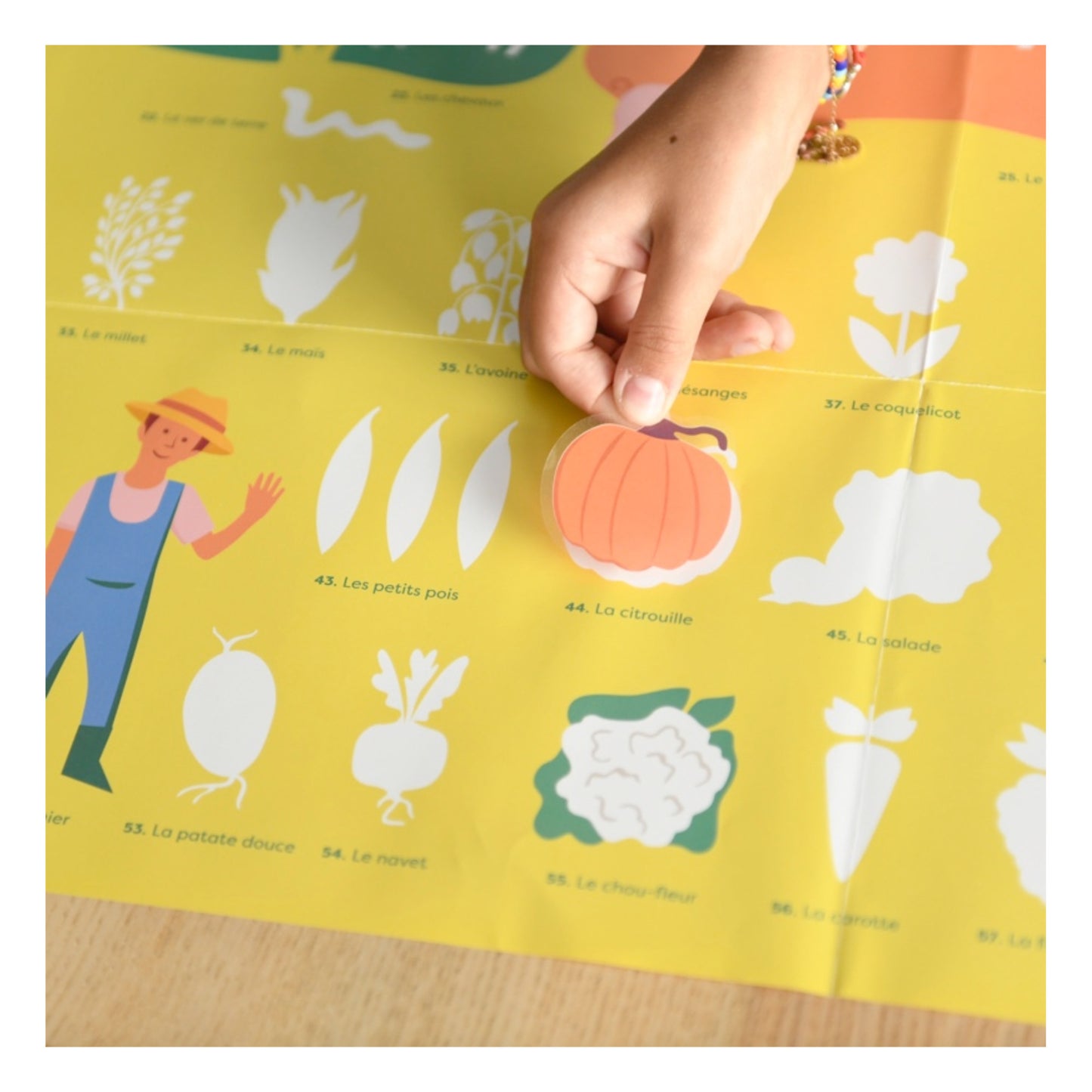 Poster com autocolantes - Quinta