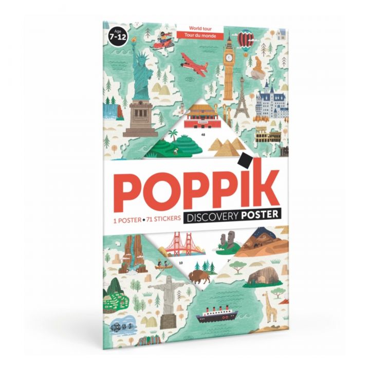 Póster Poppik + pegatinas - Gira Mundial