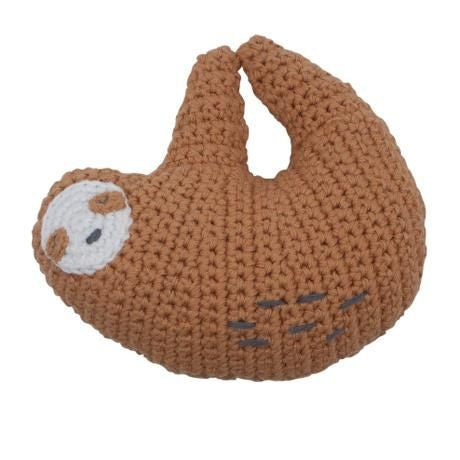 Sonajero de crochet Lacey el perezoso