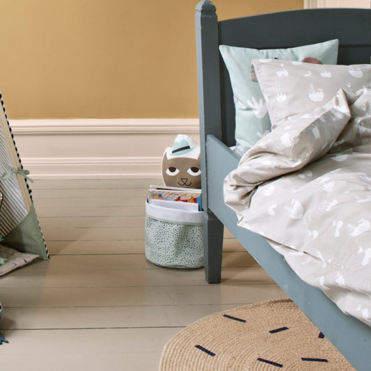 Juego de cama de rejilla - paisaje