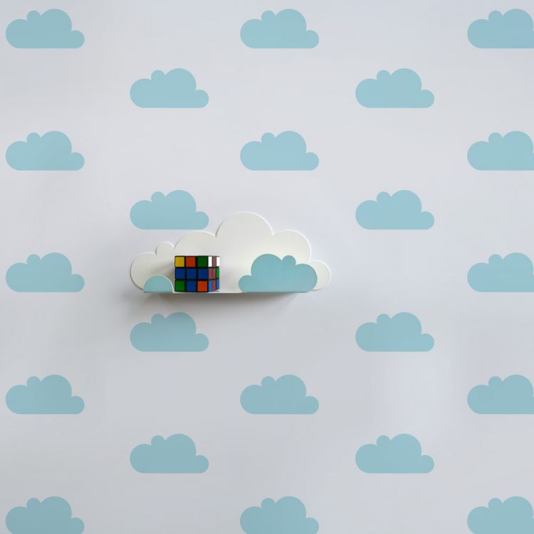 Wallstickers Nuvens Azul