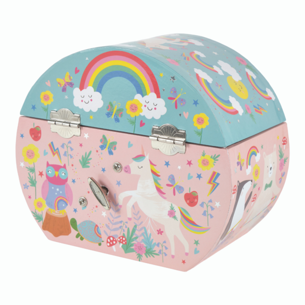 Joyero Musical Ovalado - Hada Arcoiris