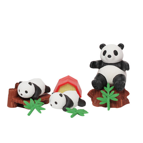Pack de 9 gomas de borrar - Panda