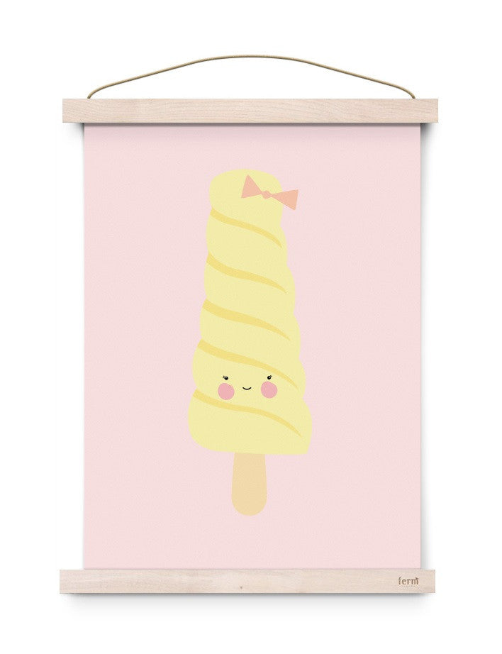 Póster A3 Tornado de papaya