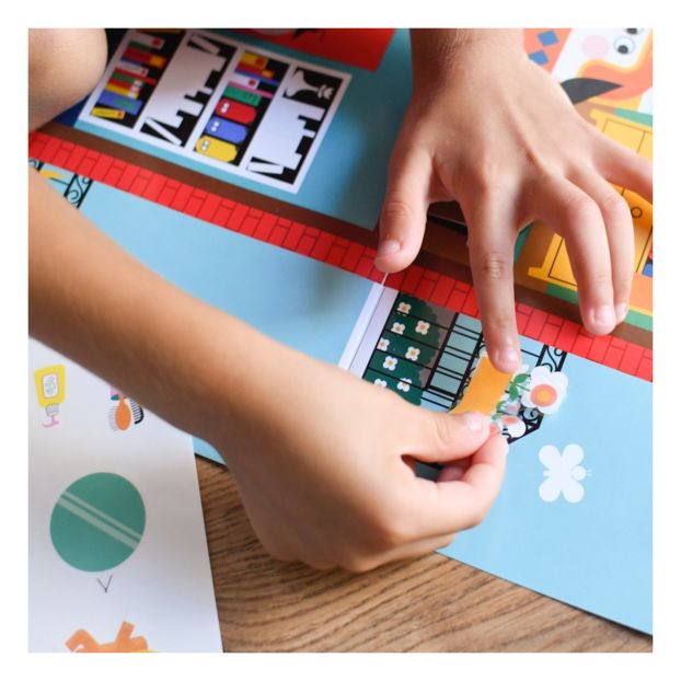 Poppik poster + autocolantes - Casa
