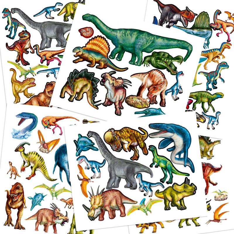Livro de Autocolantes Puffy - Dinossauro
