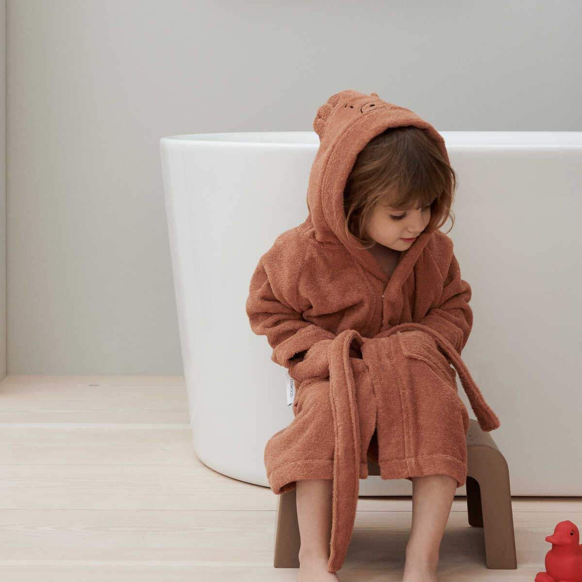 Lily Bathrobe - Sr. Urso Rosa Tuscano 1-2 Anos