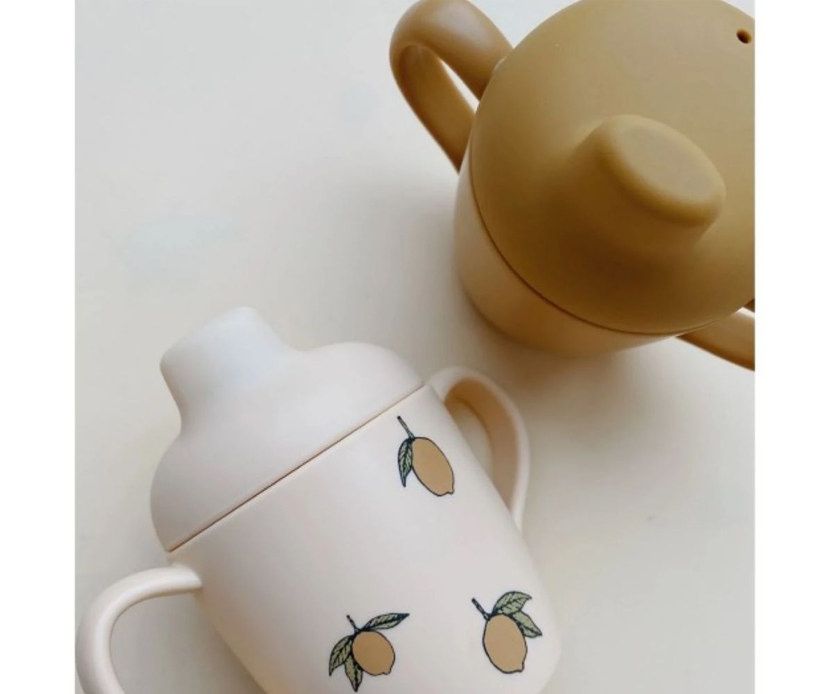 copo com bebedor - Limão