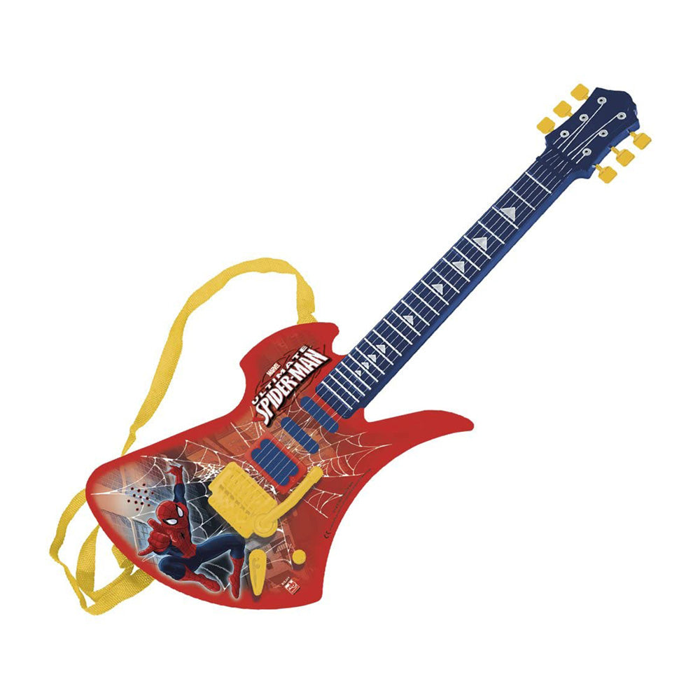 Guitarra Elétrica com Microfone - Spiderman