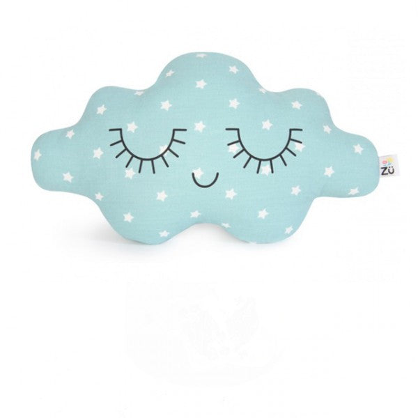Almohada de nube de estrella azul