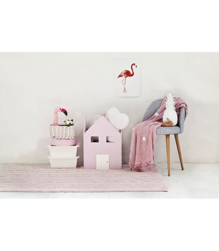 Tapete de tranças rosa