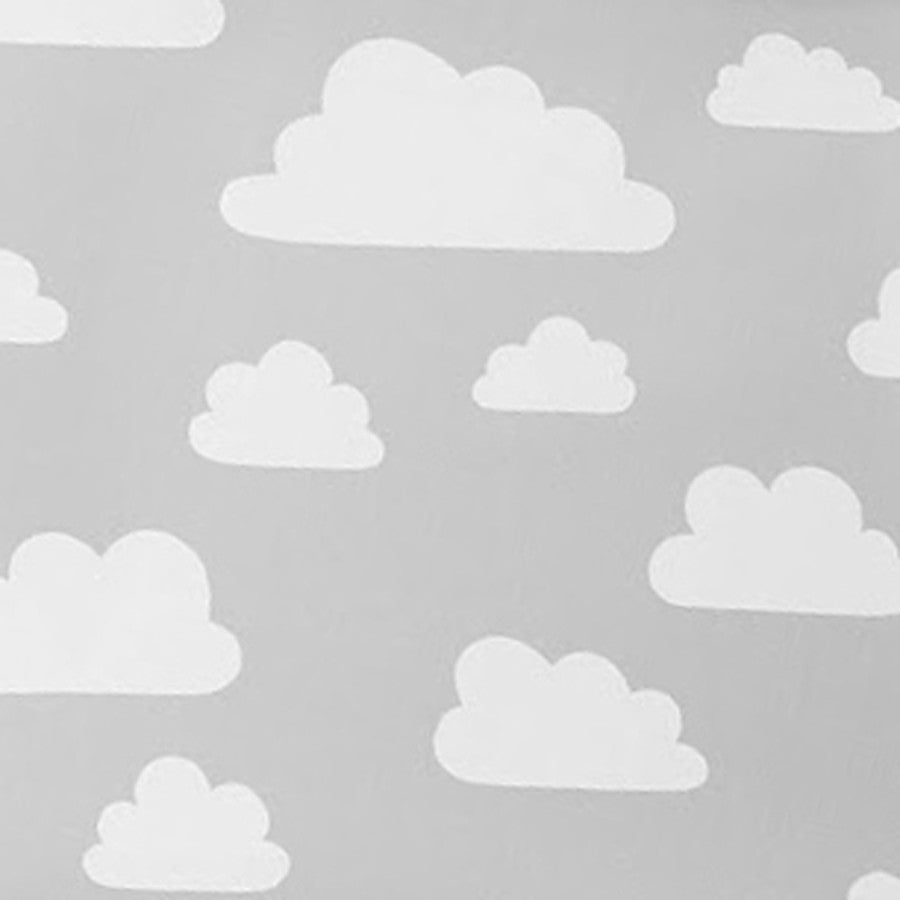 Conjunto de cama grades eco - nuvens cinza