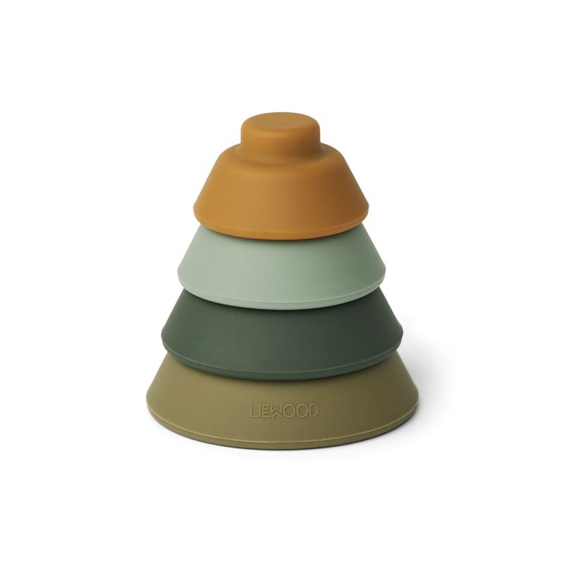 Torre apilable Walter Tree - Multi Mix Green