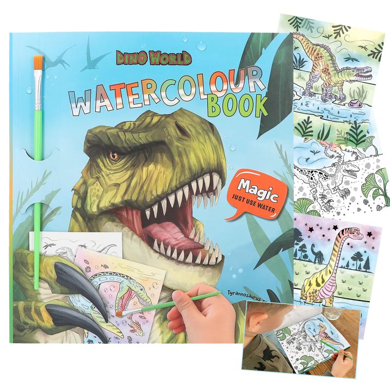 Livro Aquarela Dino World