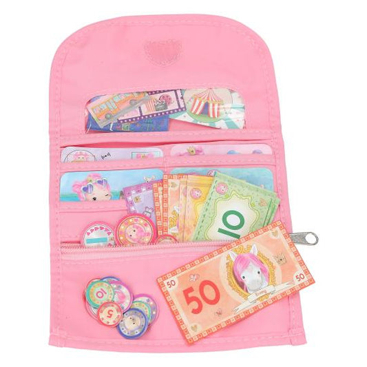 Conjunto de bolsa e dinheiro da Princesa Mimi