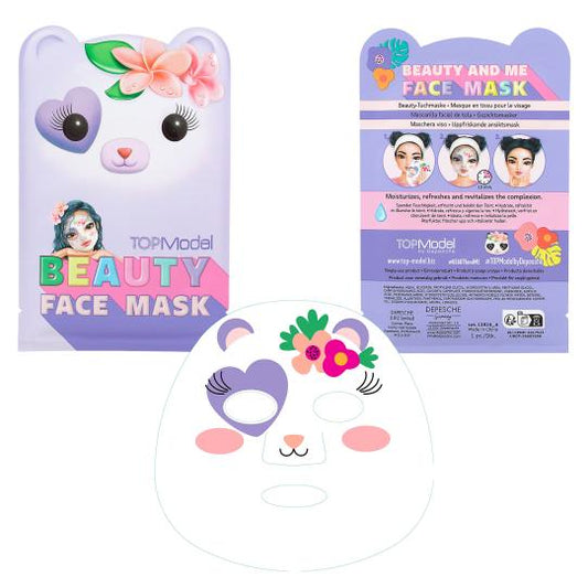 Mascarilla facial TOPModel - Belleza animal