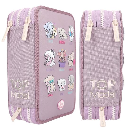 Estuche Triple LED TOPModel - Perros